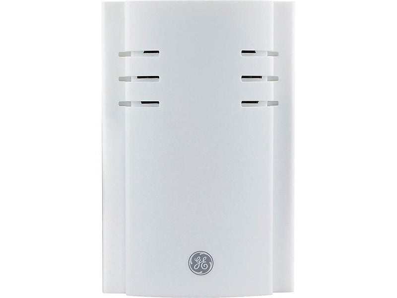 GE Plug-in Wireless Smart Single Doorbell & Chime, White (19299)