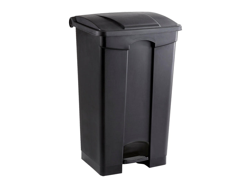 Safco Indoor Step Trash Can, Black Plastic, 23 Gal. (9923BL)