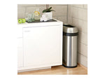 simplehuman Indoor Trash Can with Lid, Brushed Stainless Steel, 13 Gallon (CW1467)