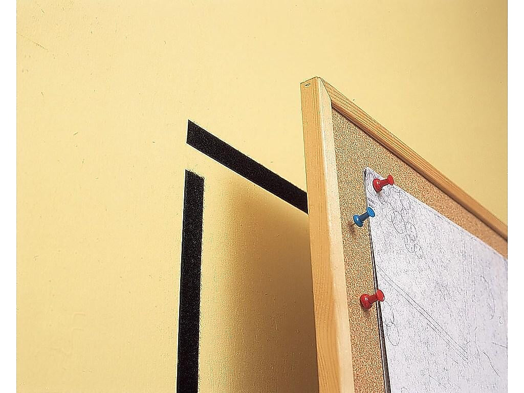 Velcro 0.75" x 360" Sticky Back Hook & Loop Fastener, Black, Each (91137)
