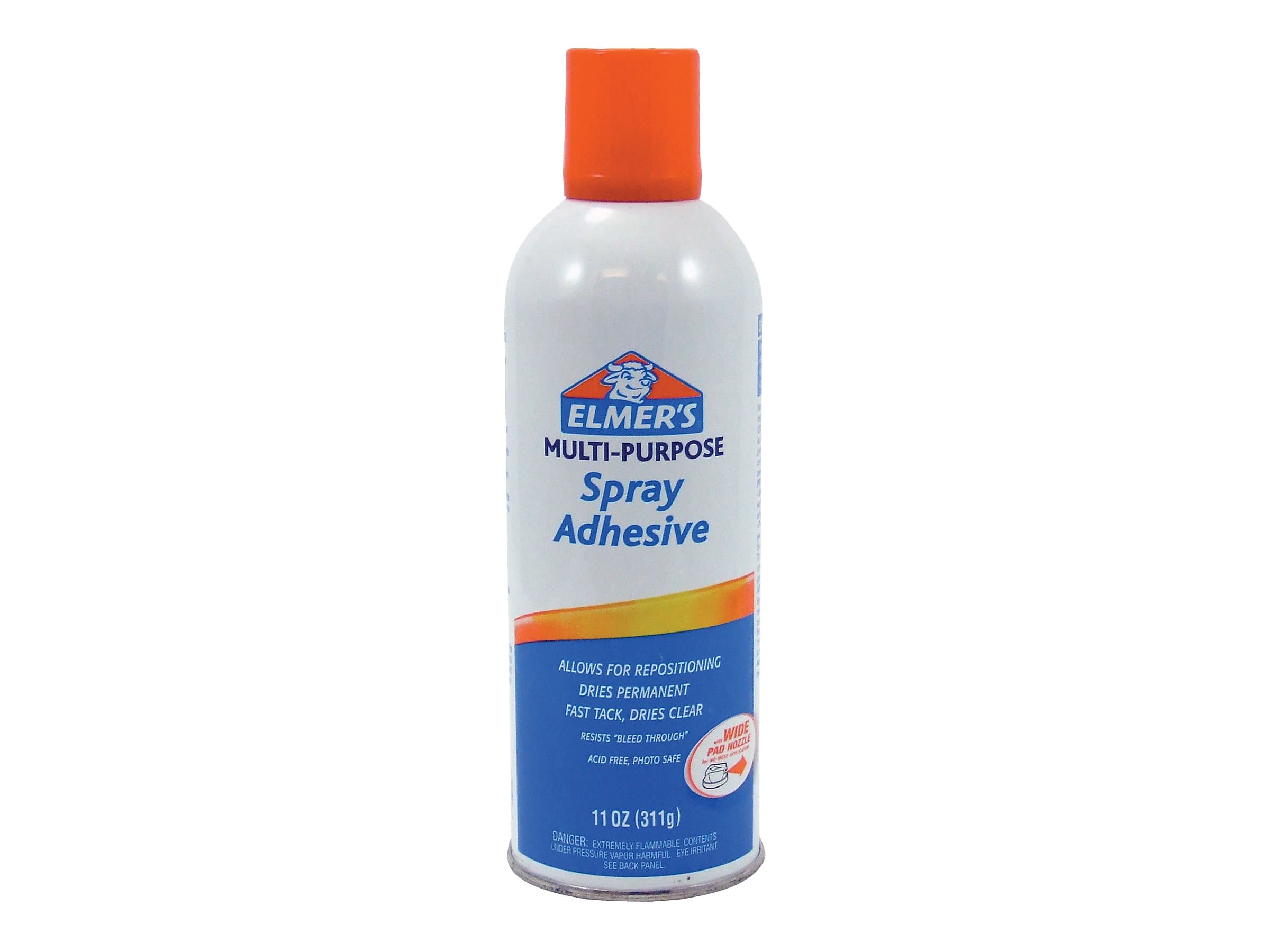 Elmer's Multi-Purpose Craft Spray Adhesive, 11 oz., White (E451)