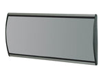 Advantus People Pointer Wall/Door Aluminum/Plastic Sign, Black/Silver (75390)