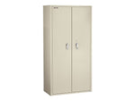 FireKing 72" Steel Storage Cabinet with 4 Shelves, Parchment (CF7236-DPAI)
