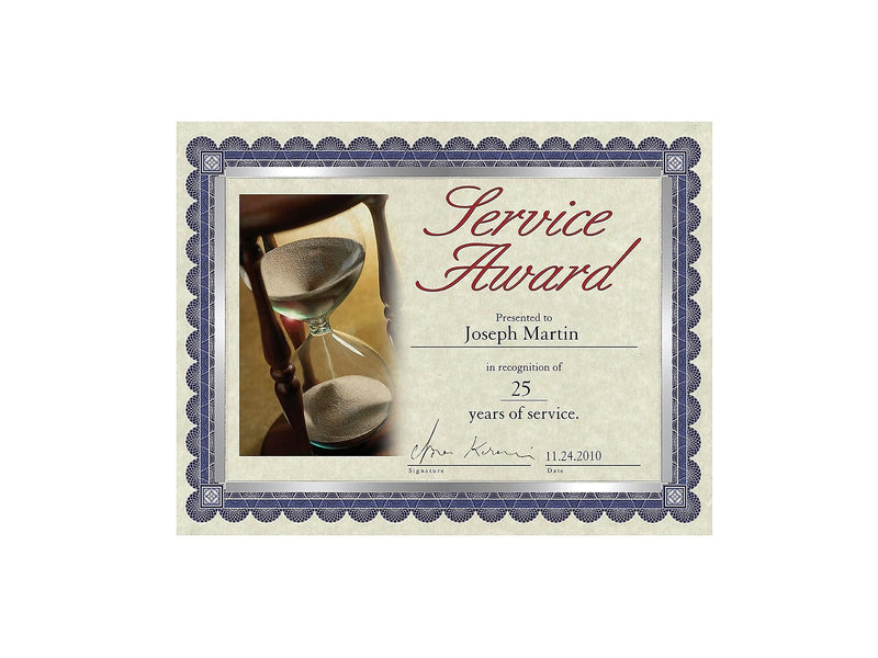 Southworth Certificates, 8.5" x 11", Ivory, 15/Pack (CT1R)