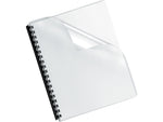 Fellowes Crystals Presentation Covers, Oversize, Clear, 100/Pack (52311)