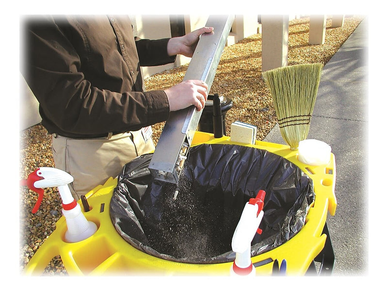 Rubbermaid GroundsKeeper Outdoor Ash Urn, Black Resin (FG257088BLA)