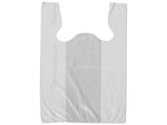 Glopack 23"H x 11.5W x 7"D High-Density Film Shopping Bags, White, 1000/Carton (16-16)