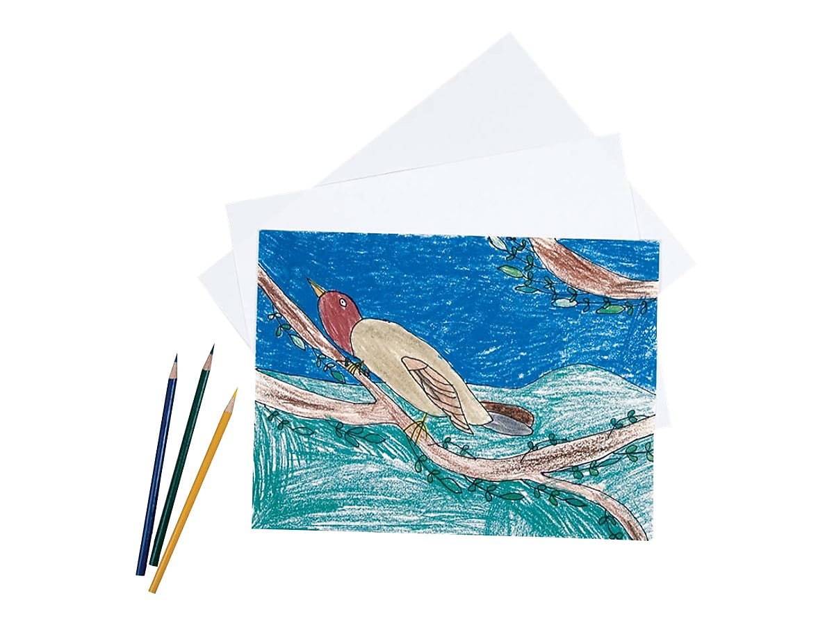 Pacon Drawing Paper, 12"W x 18"L, White, 500/Ream (4712)