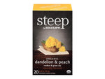 Bigelow Steep Dandelion & Peach Green & Rooibos Tea Bags, 20/Box (17715)