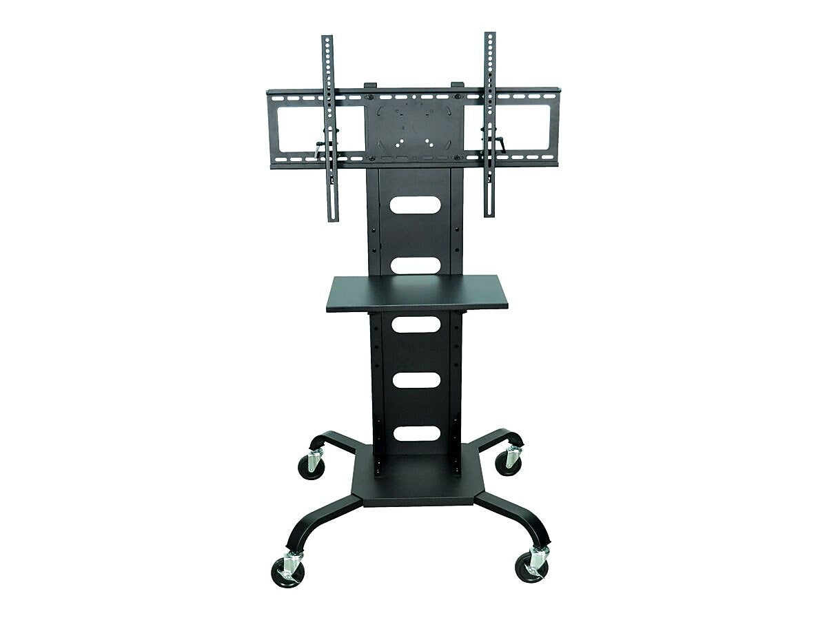 Luxor Steel Pedestal TV Stand, Screens up to 60", Black (WPSMS51)