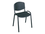 Safco Polypropylene Banquet/Reception Chairs, Black, 4/Pack (4185BLK)