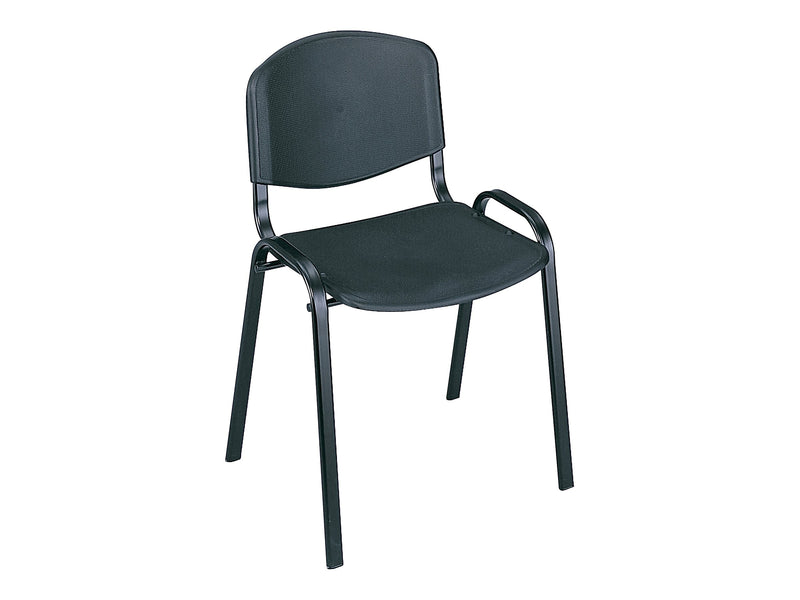 Safco Polypropylene Banquet/Reception Chairs, Black, 4/Pack (4185BLK)
