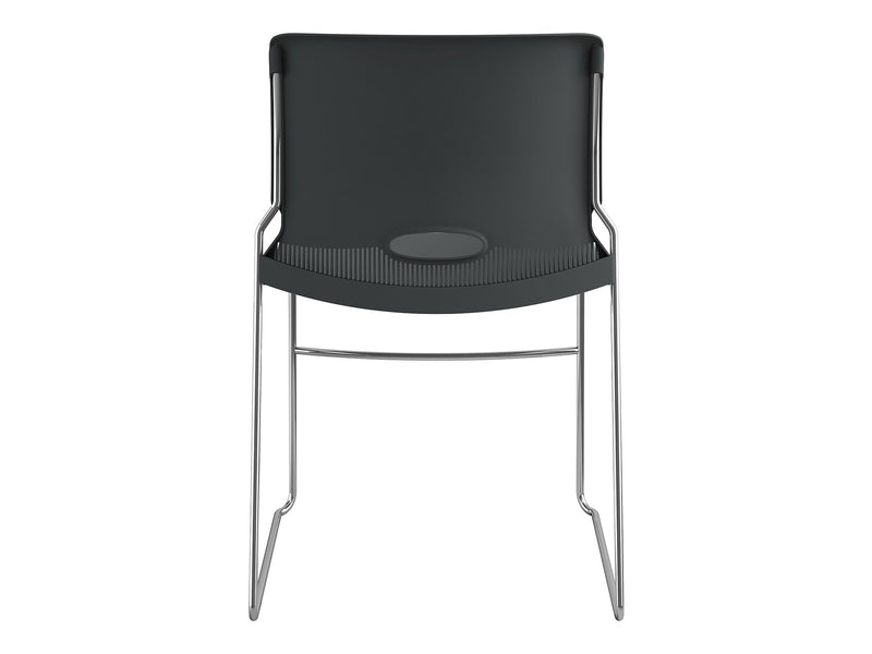 HON Olson Plastic Banquet/Reception Chairs, Lava 4/Pack (HON4041LA)