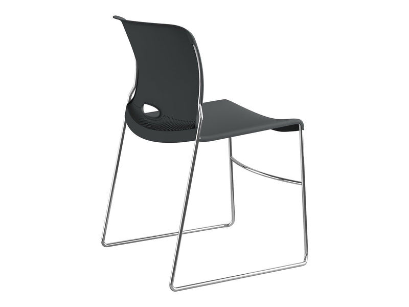 HON Olson Plastic Banquet/Reception Chairs, Lava 4/Pack (HON4041LA)