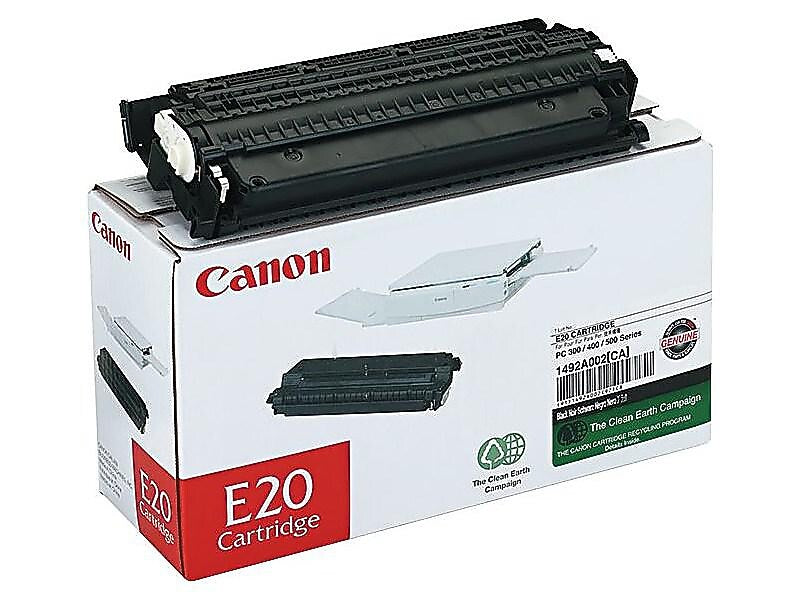 Canon E20 Black Standard Yield Toner Cartridge (1492A002AA)