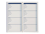 Adams Password Journal, 3.25" x 6.25", 48 Pages, Navy (APJ99)