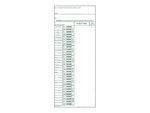 Acroprint Time Cards for ATT310 Time Clock, 200/Pack (09-6103-080)