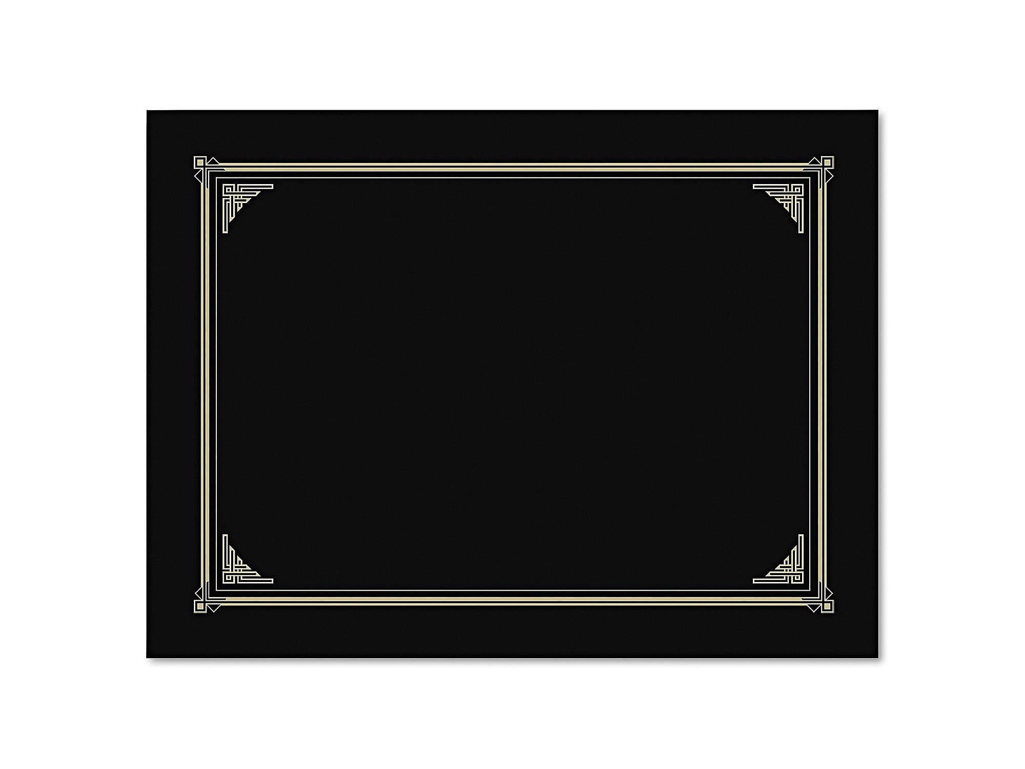 Geographics Classic Certificate Holders, 8.5" x 11", Gray Metallic, 6/Pack (GEO47400)
