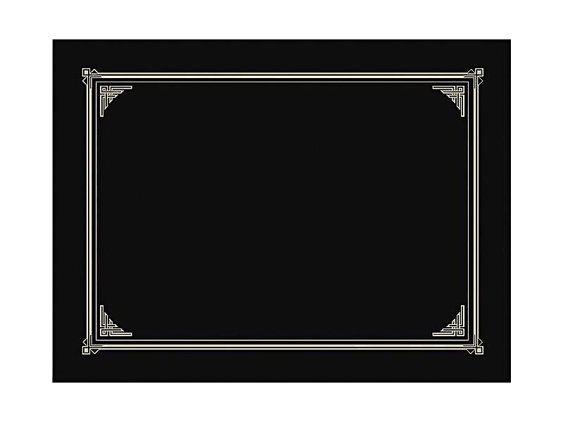 Geographics Classic Certificate Holders, 8.5" x 11", Gray Metallic, 6/Pack (GEO47400)