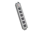Tripp Lite Waber-by-Tripp Lite 6-Outlet Power Strip, Gray (6SP)