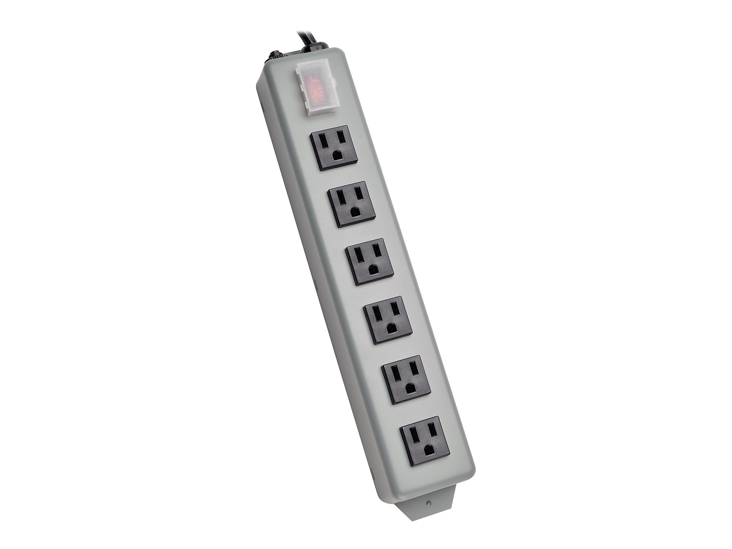 Tripp Lite Waber-by-Tripp Lite 6-Outlet Power Strip, Gray (6SP)