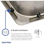 Elkay Dayton Bar Sink, Stainless Steel, Single Bowl, Top Mount, Satin (D117191)