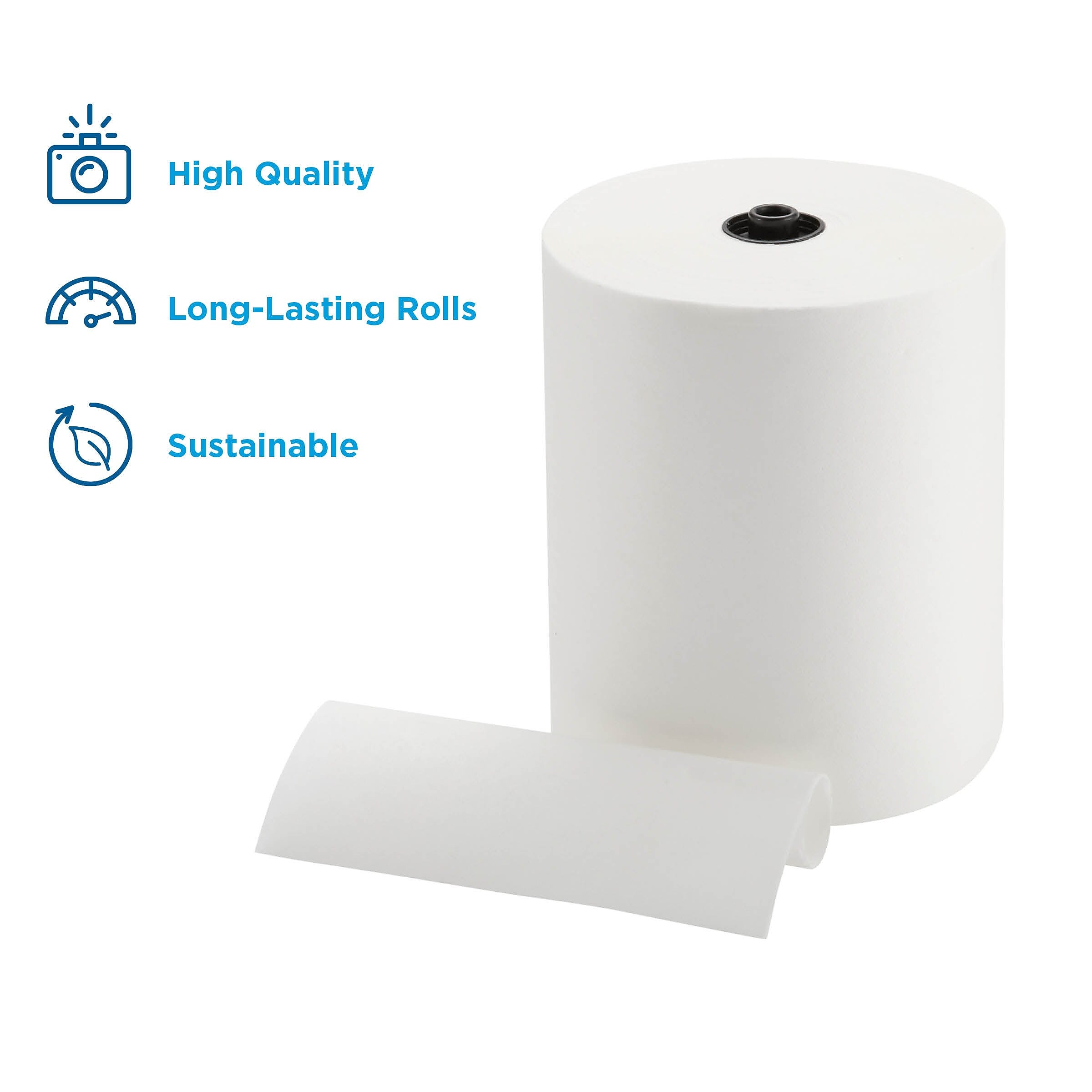 enmotion Hardwound Paper Towels, 1-ply, 700 ft./Roll, 6 Rolls/Carton (89420)
