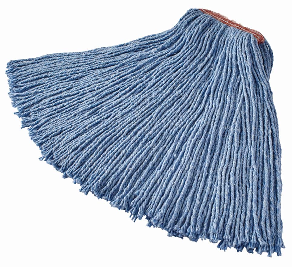 Rubbermaid Commercial Products 20 oz. Dura Pro Blend Wet Mop, 1" Headband, Blue (FGF51700BL00)