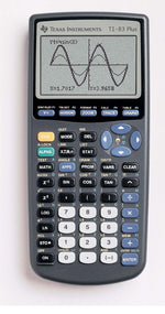 Texas Instruments TI-83 PLUS Graphing Calculator, Gray, 10/Box (TI83PLUSTK)