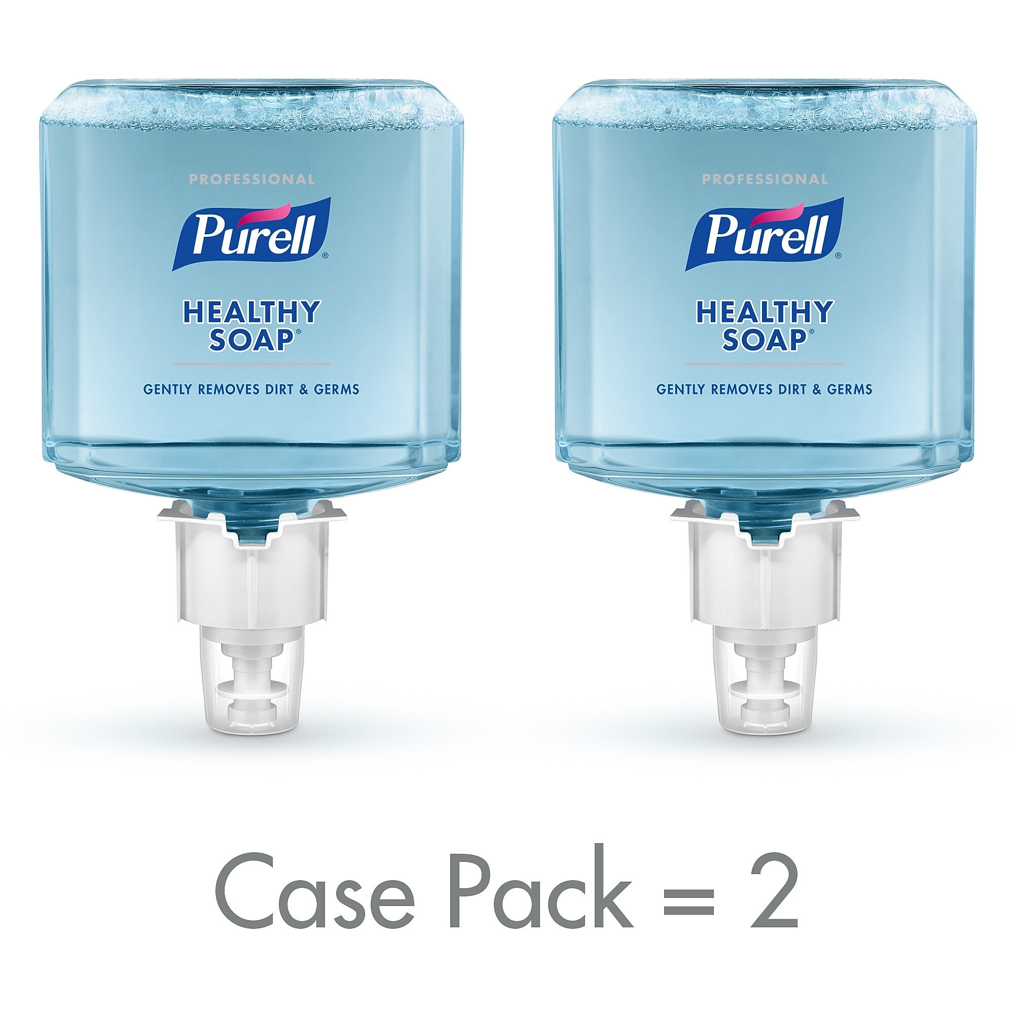 PURELL HEALTHY SOAP Foaming Hand Soap Refill for ES4 Dispenser, 1200 ml, 2/Carton (5072-02)