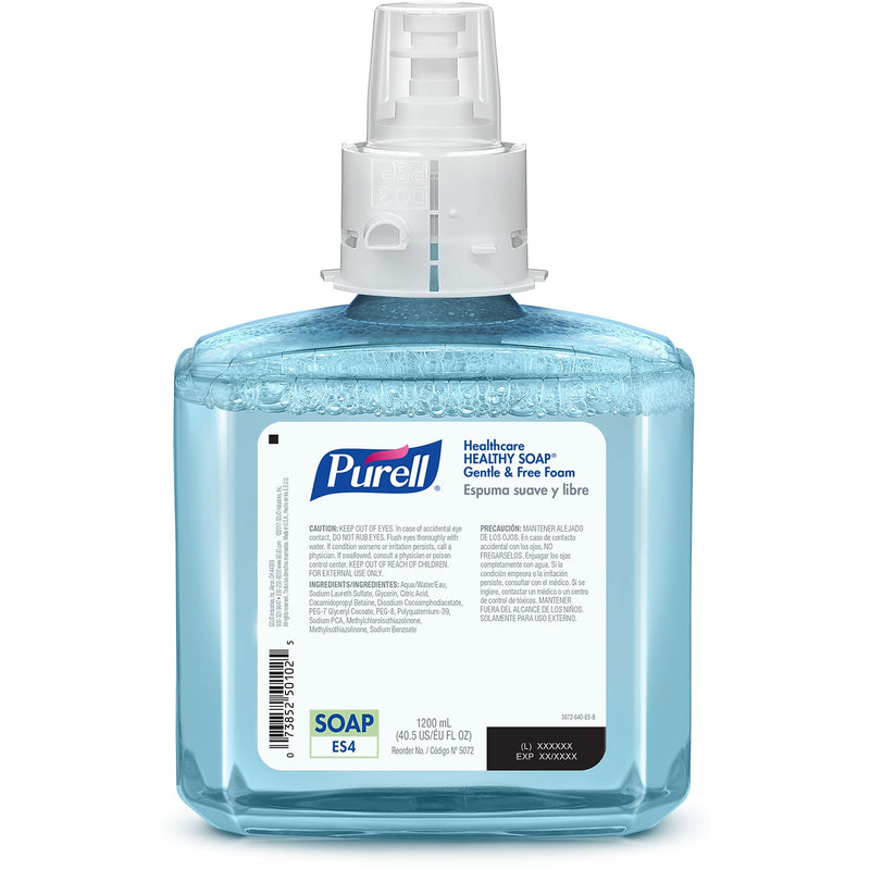 PURELL HEALTHY SOAP Foaming Hand Soap Refill for ES4 Dispenser, 1200 ml, 2/Carton (5072-02)
