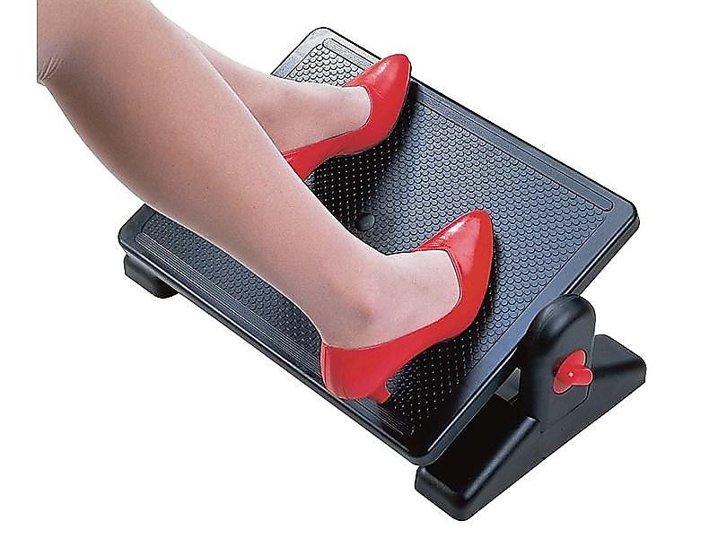 Aidata Ergo Tilt Adjustable Footrests, Black (FR002)