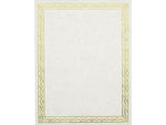 Geographics Serpentine Award Certificates, 8.5" x 11", Natural, 12/Pack (GEO44407)