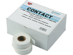 Garvey Labels, 1-Line, White, 1,200 Labels/Rolls, 16 Rolls/Box (090947)