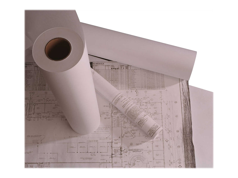 Staples Wide Format Engineering Paper, Matte, 24" x 500', 2/Carton (26659-CC)