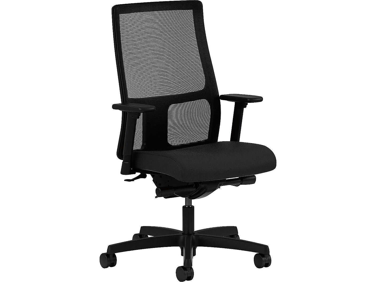 HON Ignition Mesh Back Fabric Task Chair, Black (HIWM3.A.H.M.CU10.T.SB)