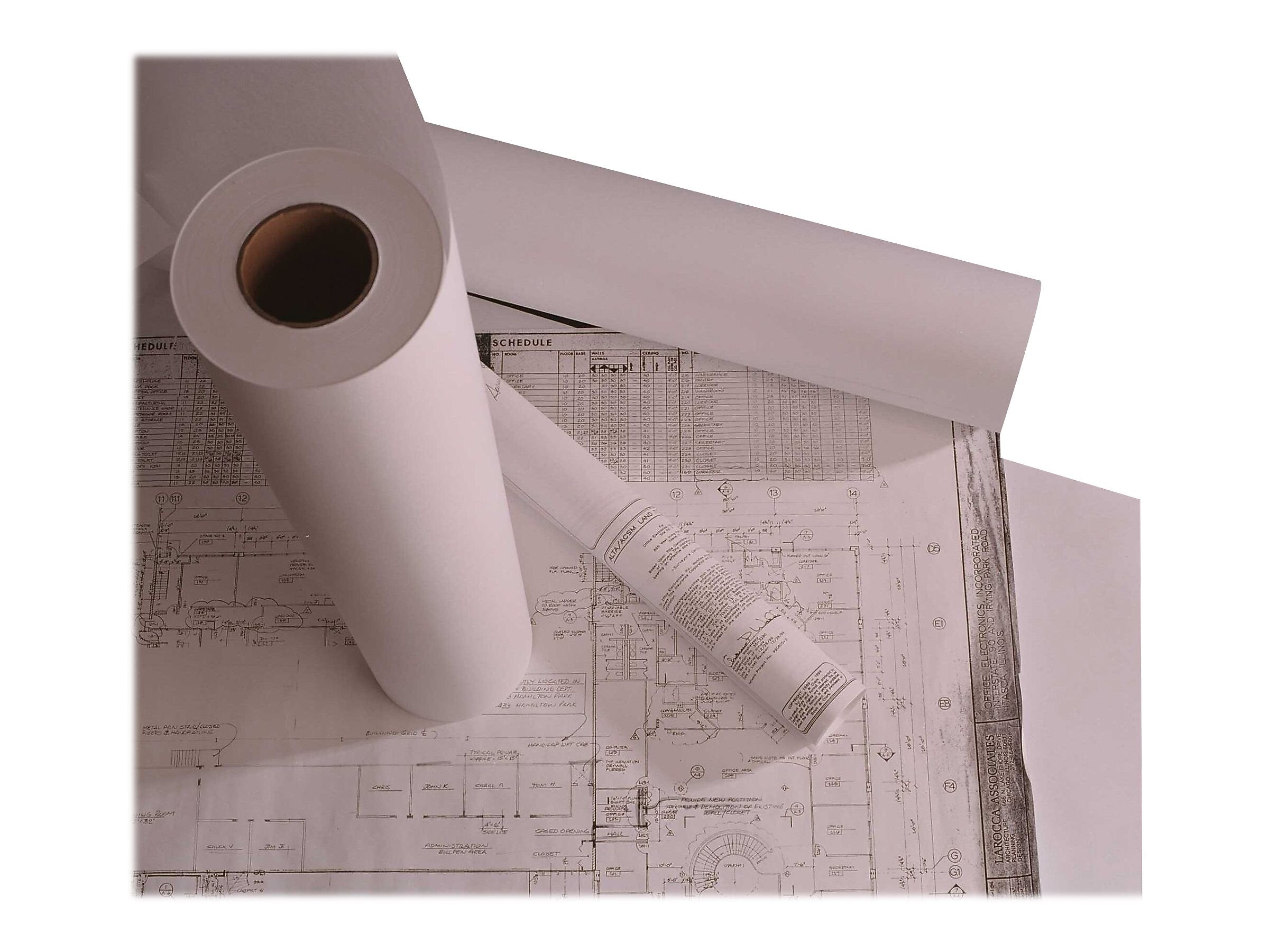 Staples Wide Format Engineering Paper, Matte, 36" x 500', 2/Carton (26657)