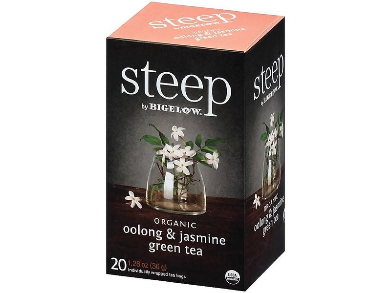 Steep Oolong and Jasmine Tea Bags, 20/Box (17714)