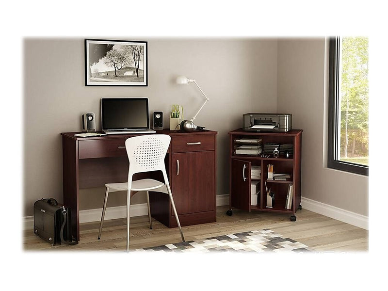 South Shore Axess Printer Cart, Royal Cherry (7246691)