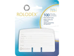 Rolodex Refill Rotary Cards, White, 100/Pack (67553)