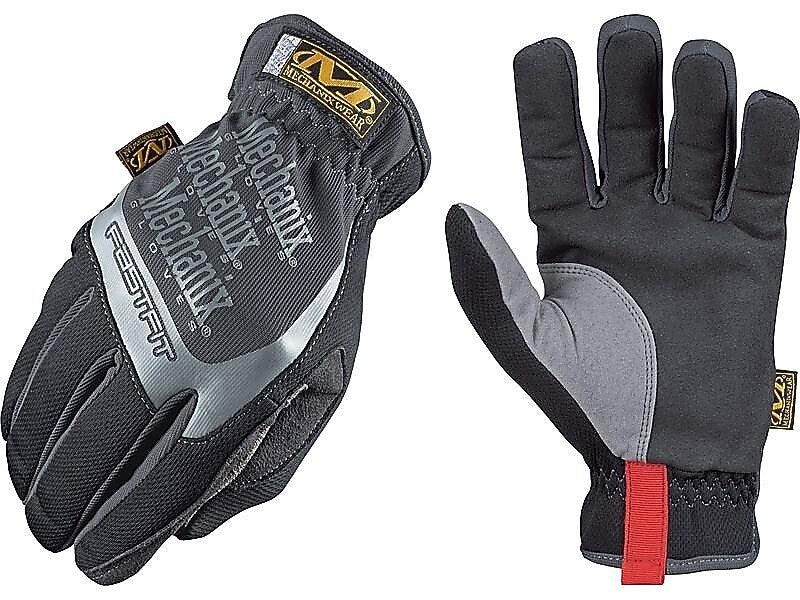 Mechanix Wear FastFit Leather Gloves, Black (MFF-05-011)