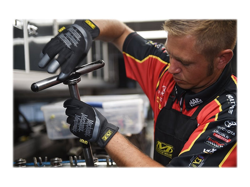 Mechanix Wear FastFit Leather Gloves, Black (MFF-05-011)