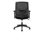 HON Crio High-Back Task Chair, Mesh Back, Adjustable Arms, Adjustable Lumbar, Black Leather (BSXVL581SB11T)