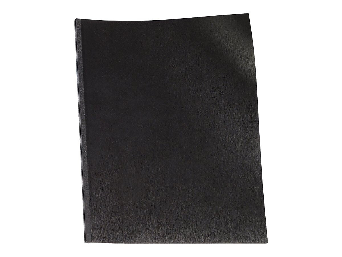 GBC Regency VeloBind Presentation Covers, 8.5"W x 11"H, Black, 50 Pack (9742230)