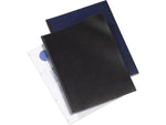 GBC Regency VeloBind Presentation Covers, 8.5"W x 11"H, Black, 50 Pack (9742230)