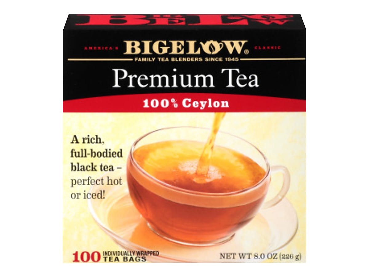 Bigelow Premium Ceylon Tea Bags, 100/Box (00351)