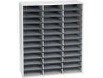 Fellowes 36-Compartment Literature Organizers, 29" x 34.69", Dove Gray (25061)