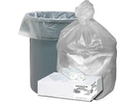 Berry Global Ultra Plus 33 Gallon Industrial Trash Bag, 33" x 40", High Density, 11 mic, Natural, 100 Bags/Box (WHD3339)