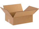 12" x 10" x 04" Corrugated Kraft Boxes, 25/Bundle (BS121004X)