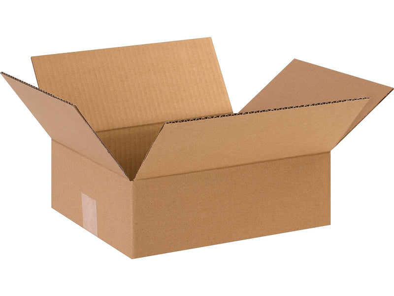 12" x 10" x 04" Corrugated Kraft Boxes, 25/Bundle (BS121004X)
